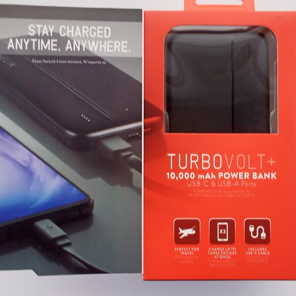 HELIX 10,000 POWER BANK WITH USB-C & USB-A PORTS CHARGE UP TO 3 DEVICES AT ONCE - Picture 3 of 14